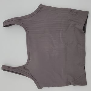 Women's sports crop top with bra size small